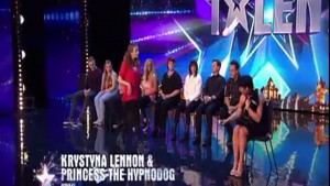 Britain's got tallent, Krystina Lennon Hypnodog